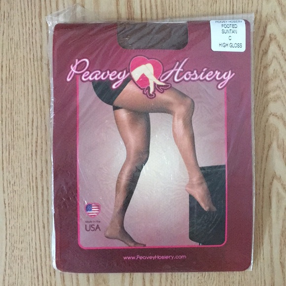 New Hooters Girl Peavey Tights Suntan Sizes A B C D & Q - Picture 3 of 9